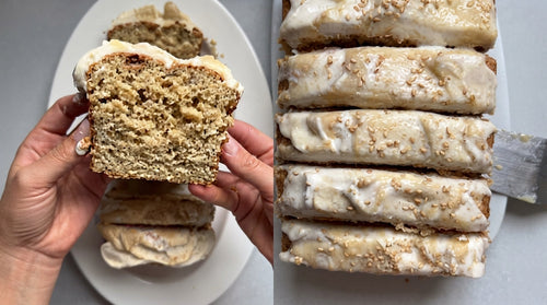 Lemon Loaf Cake with Tahini & Sesame