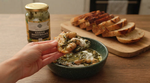 Butter Bean Recipe with Green Shakshuka