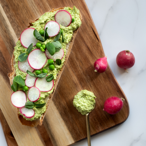 tahini & peas spread