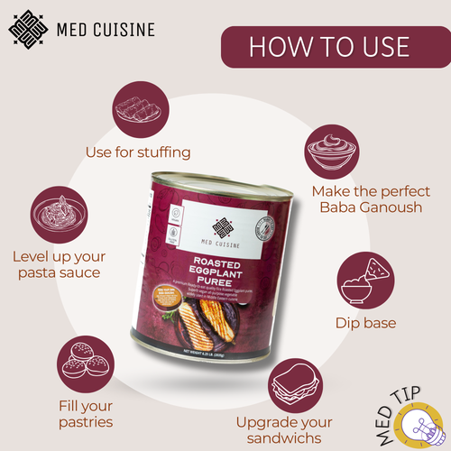 Roasted Aubergine Purée - 2.835KG